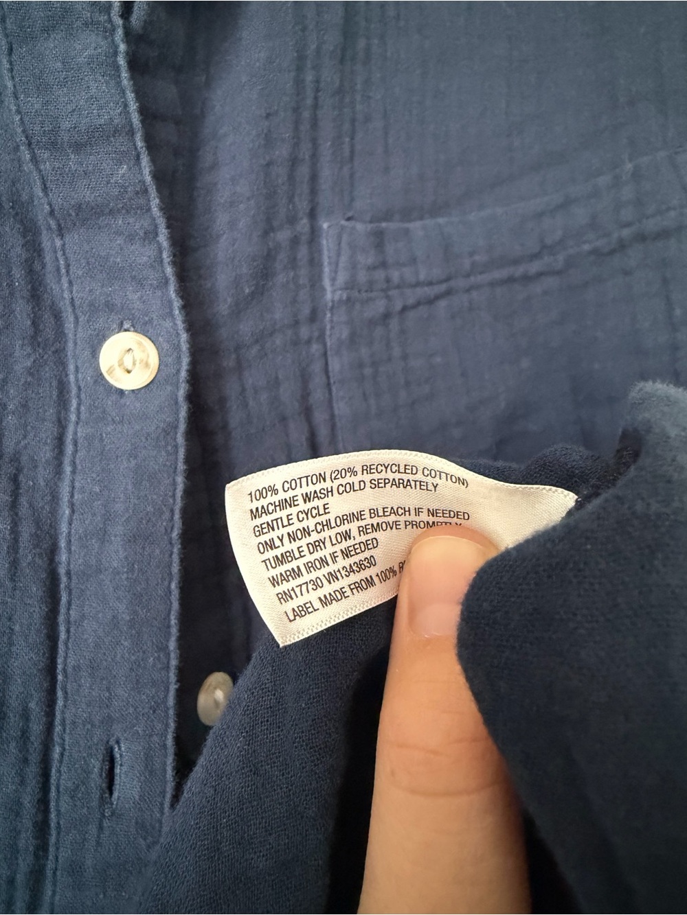 Universal Thread Navy Button-Up Shirt Jacket - Picture 3 of 4